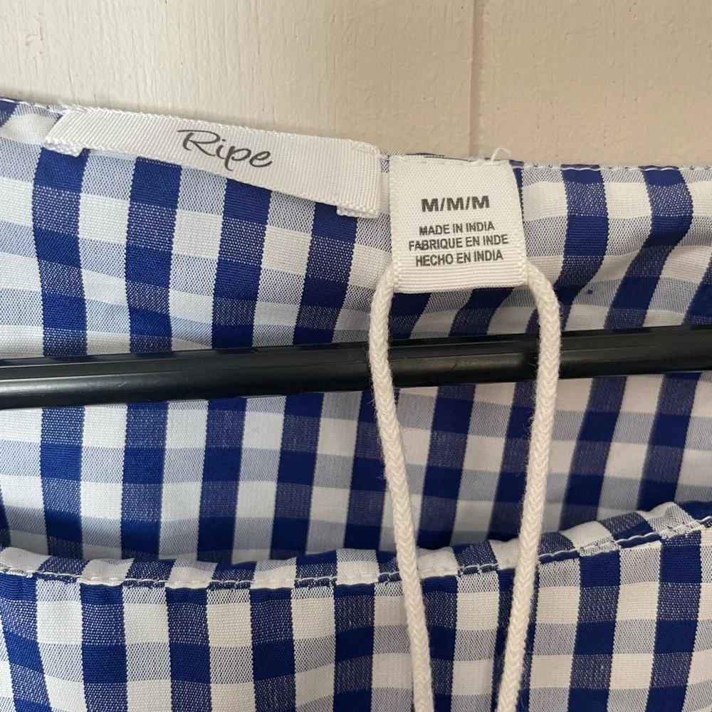 Ripe Blue Gingham Mini Dress - Picture 6 of 7
